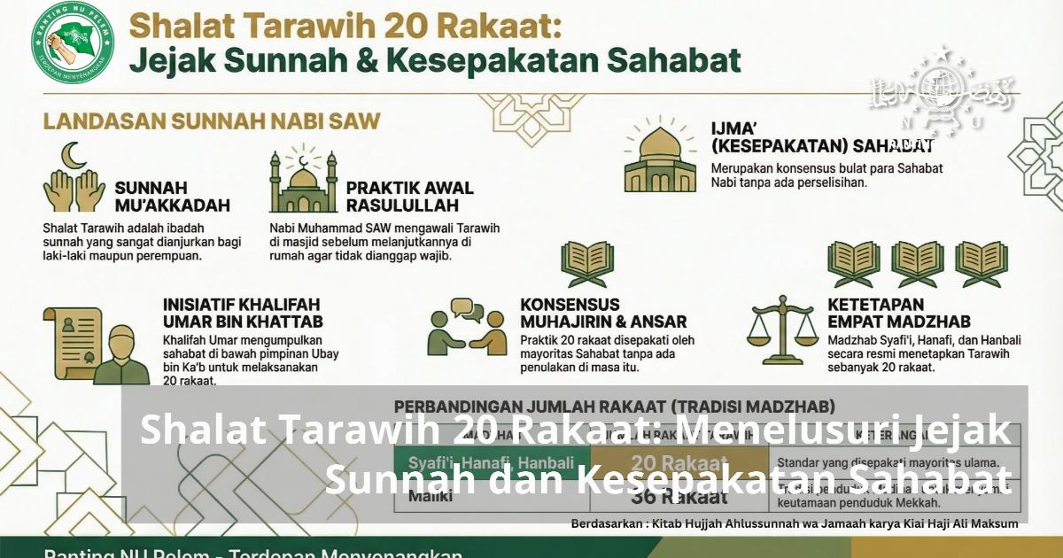 Shalat Tarawih 20 Rakaat: Menelusuri Jejak Sunnah dan Kesepakatan ...